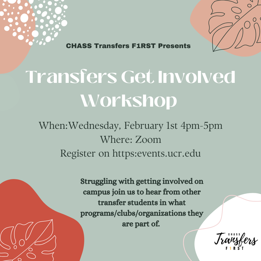 Transfers Get Involved Workshop