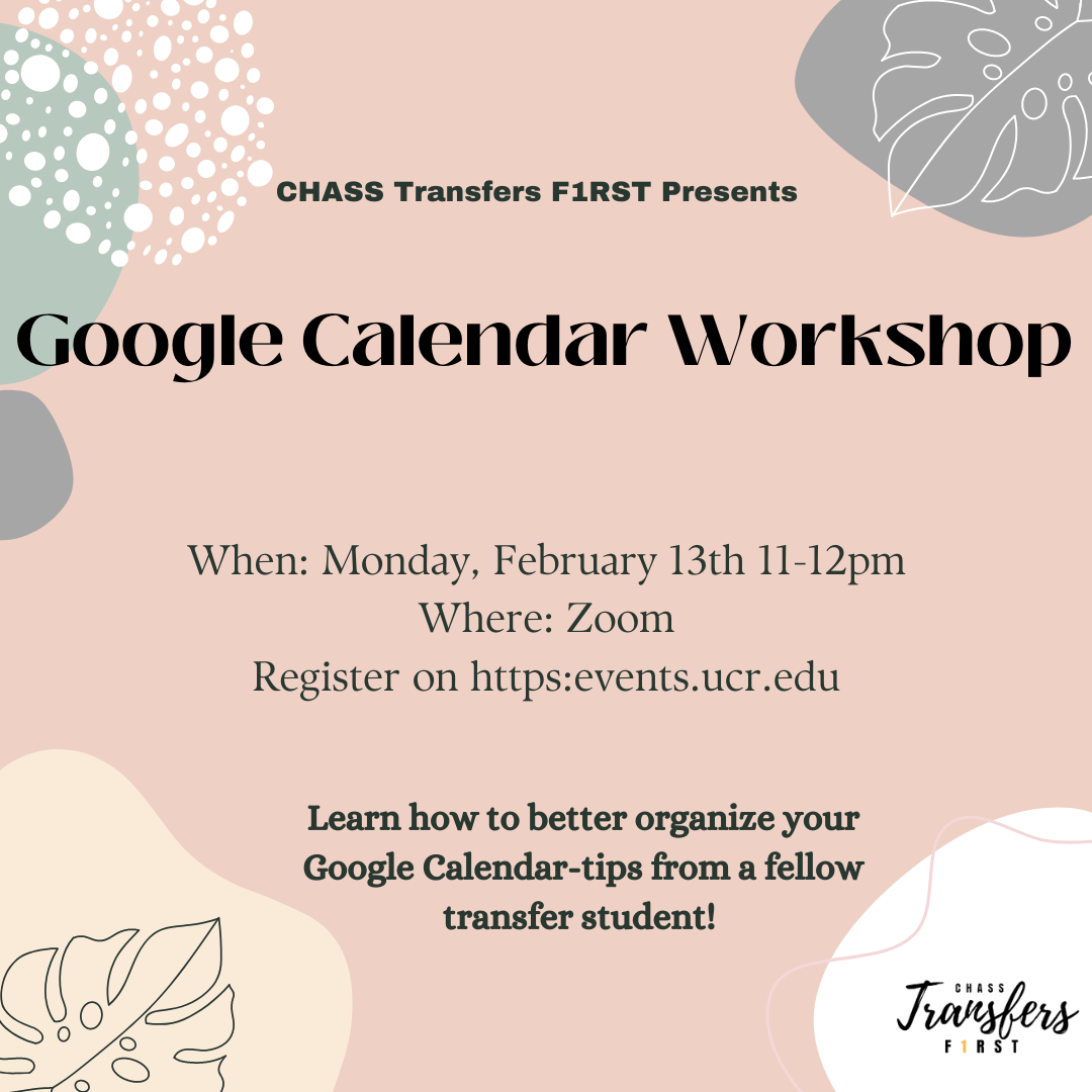 Google Calendar Workshop