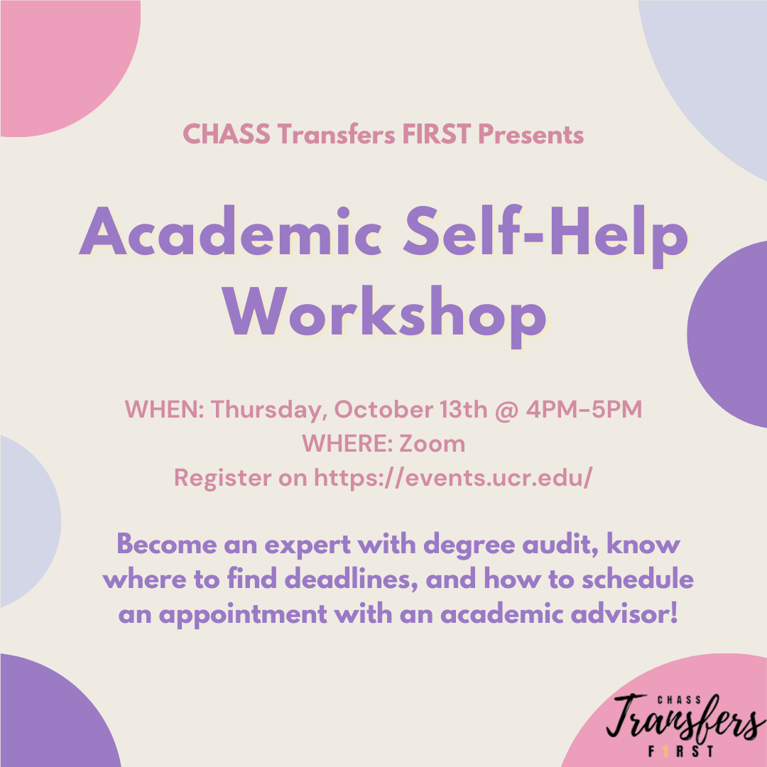 Academic Self-Help Workshop Fall 2022